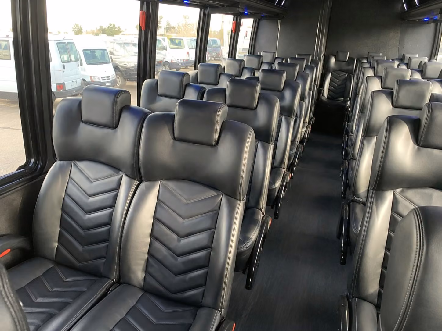 15 passenger minibus inside