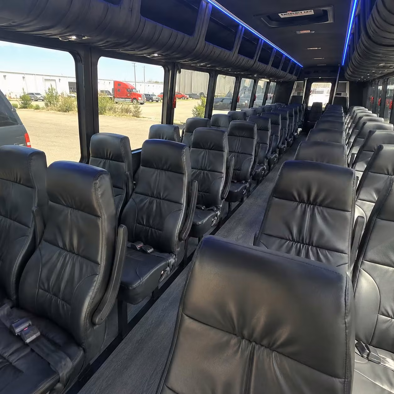25 passenger minibus inside