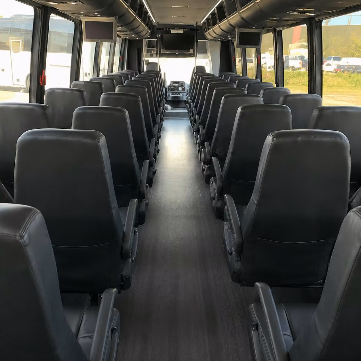 25 passenger minibus interior