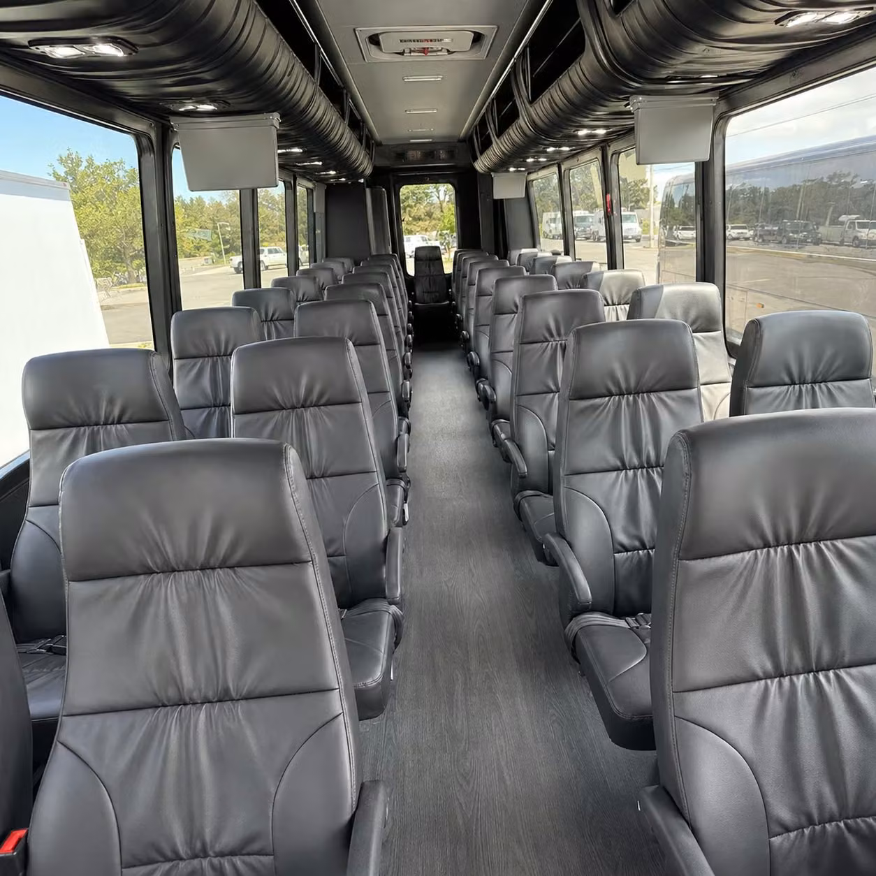 28 passenger minibus interior