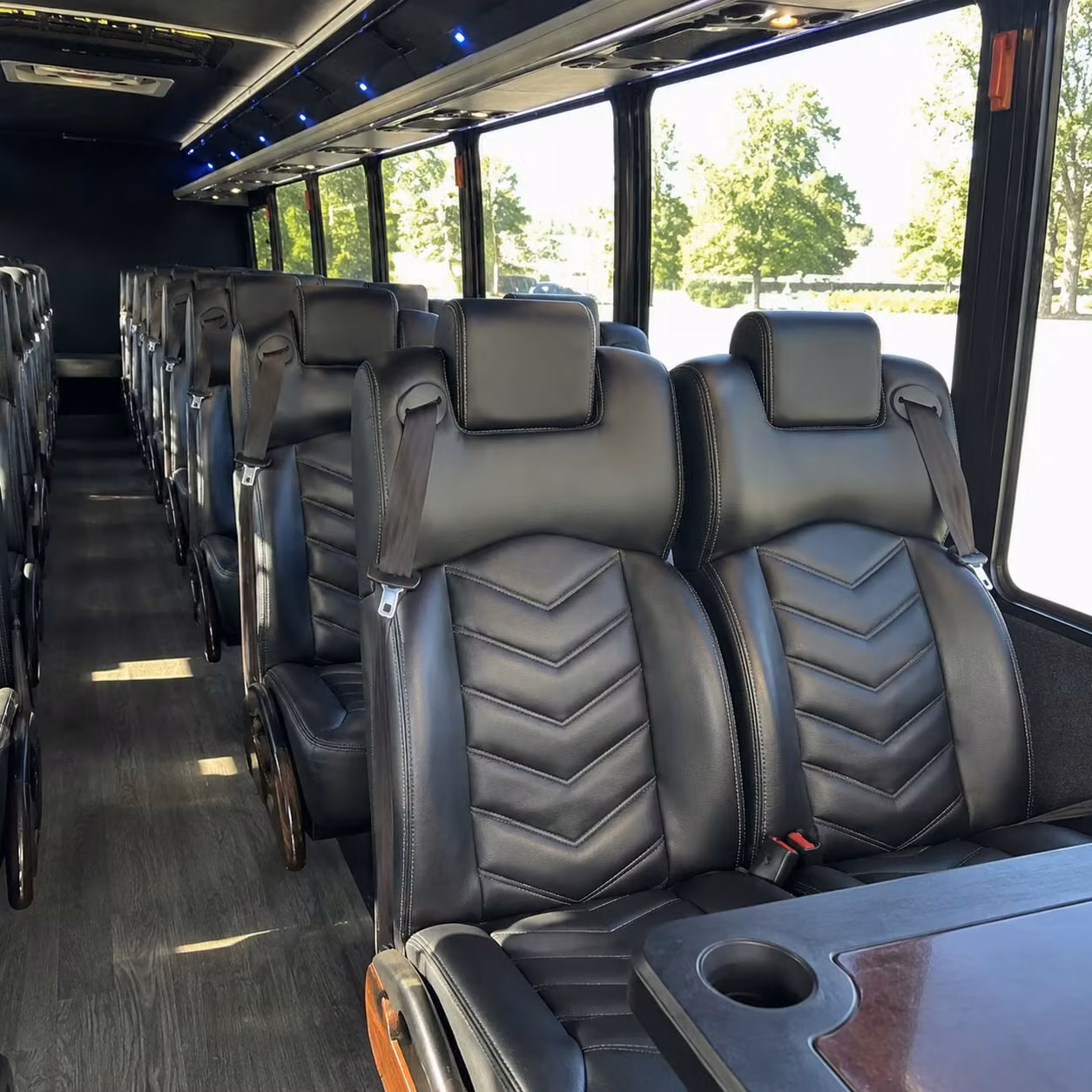 30 passenger minibus inside