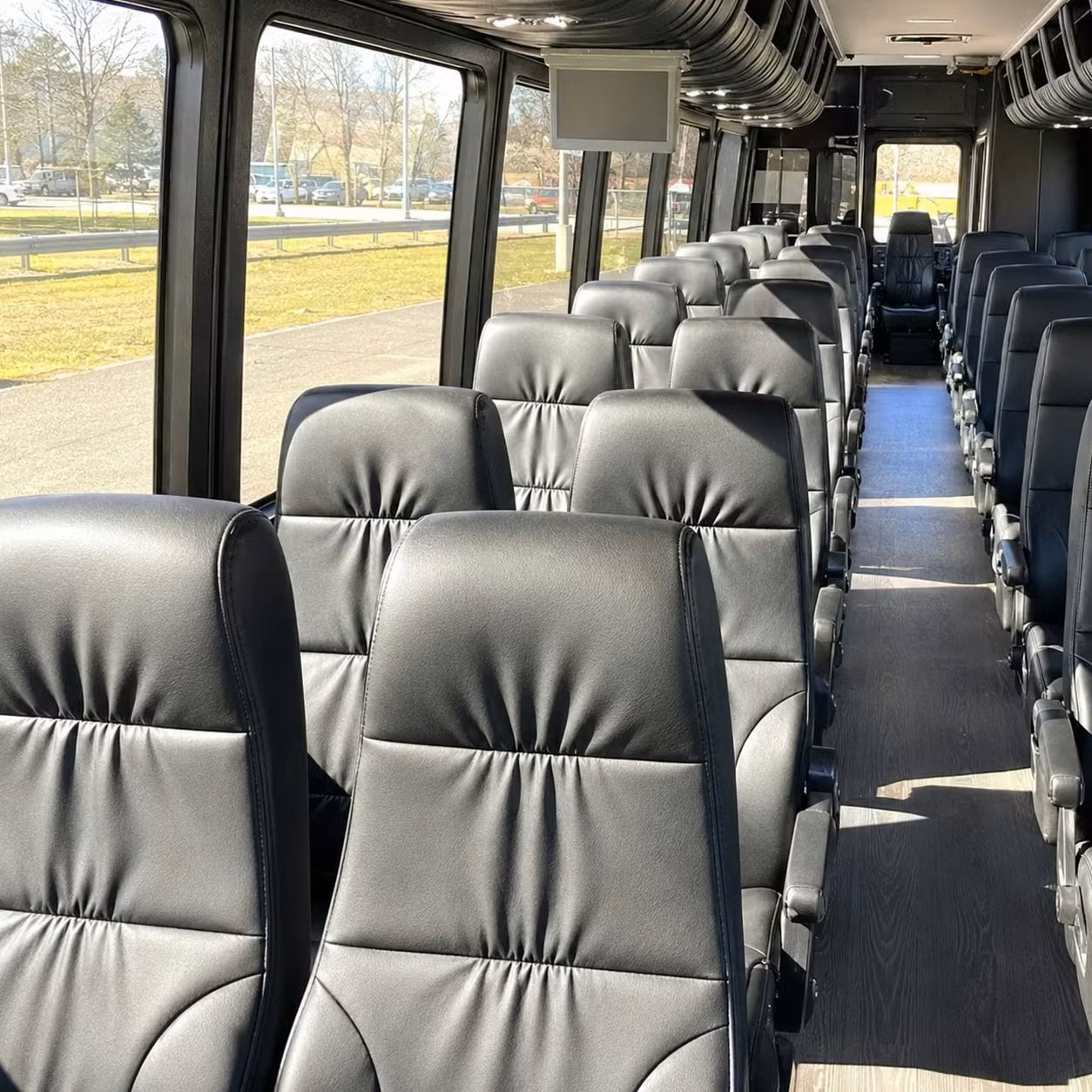 30 passenger minibus interior