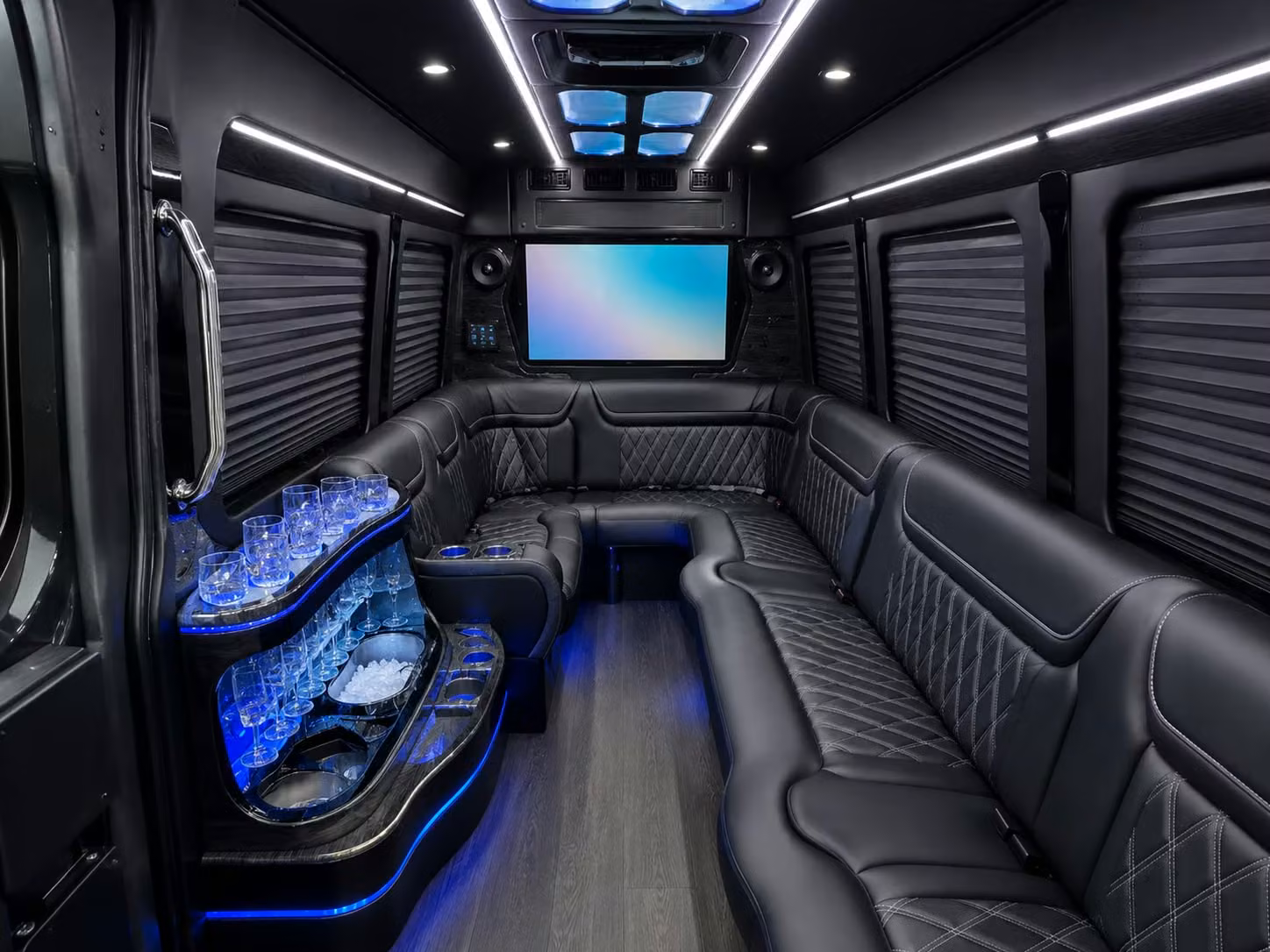 airport transfers and out of town guest shuttles for compton weddings
