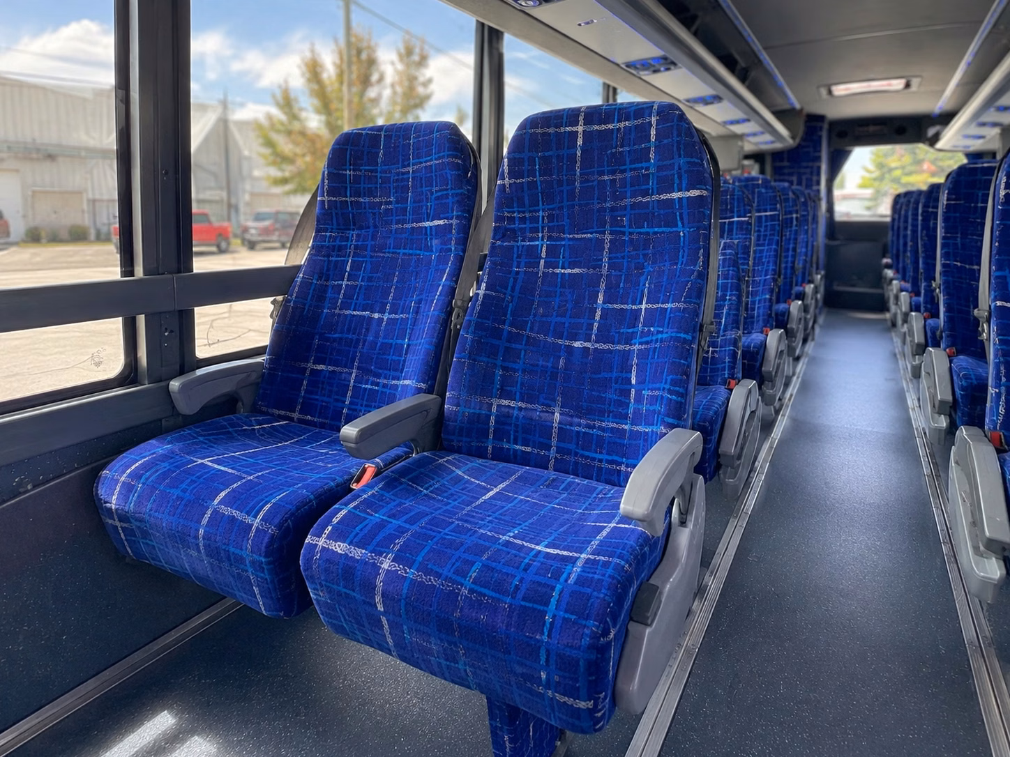 compton charter bus interior